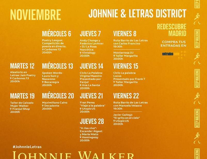 agenda johnnie walker